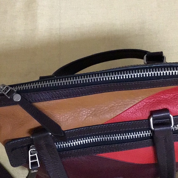 Women’s Fossil Multicolor Leather Handbag - Picture 8 of 12